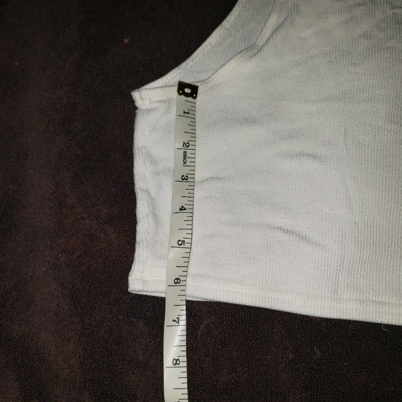 American Eagle Soft and Sexy Sport top crop top Large white - Picture 3 of 7